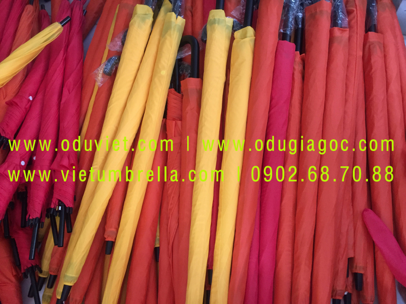 xưởng sản xuất ô dù cầm tay in logo quảng cáo